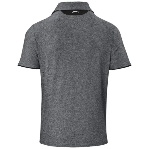 Mens Cypress Golf Shirt Charcoal Back